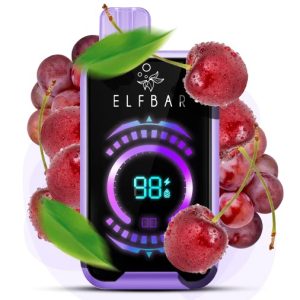 ELF BAR FS18000 5%. Grape Cherry (Виноград Вишня)