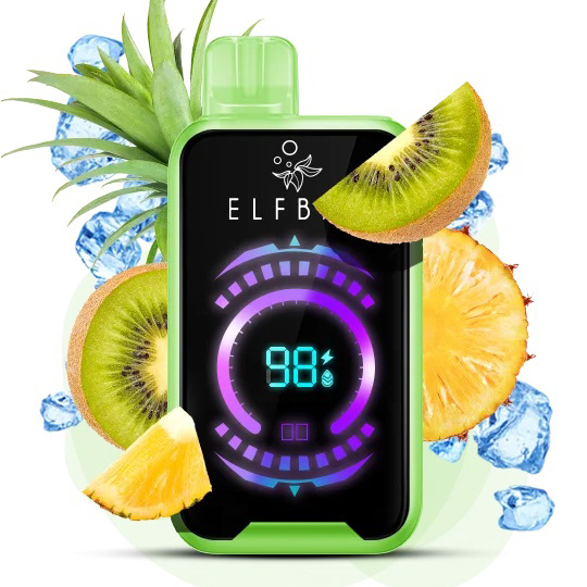 ELF BAR FS18000 5%. Kiwi Pineapple Ice (Ківі Ананас) ELF BAR FS18000 5%. Kiwi Pineapple Ice (Ківі Ананас)