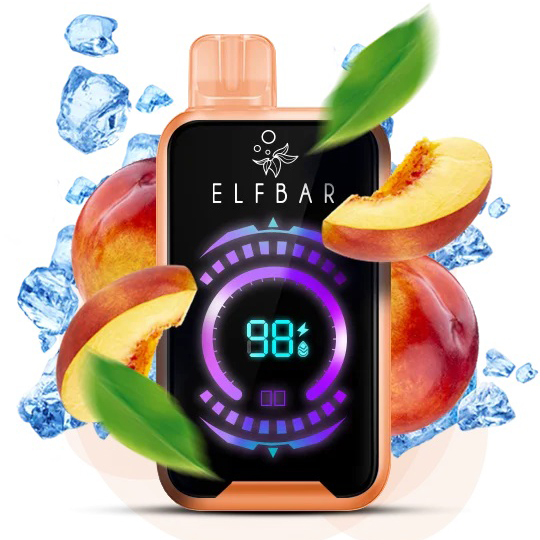 ELF BAR FS18000 5%. Peach Ice (Персик Лід) ELF BAR FS18000 5%. Peach Ice (Персик Лід)