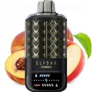ELF BAR COMBO 25000. Apple & Juicy Peach (Яблуко & Соковитий Персик). Перемикання смаків.