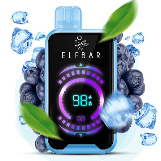 ELF BAR FS18000 5%. Blueberry Ice (Чорниця) ELF BAR FS18000 5%. Blueberry Ice (Чорниця)